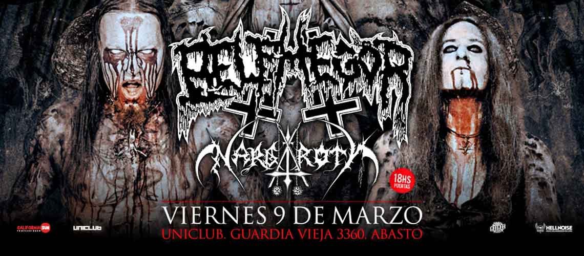 Belphegor y Nargaroth por primera vez juntos en Argentina