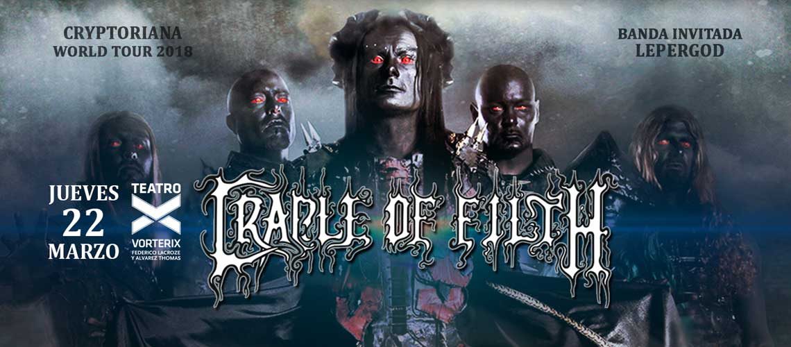 Cradle of Filth en el Teatro Vorterix