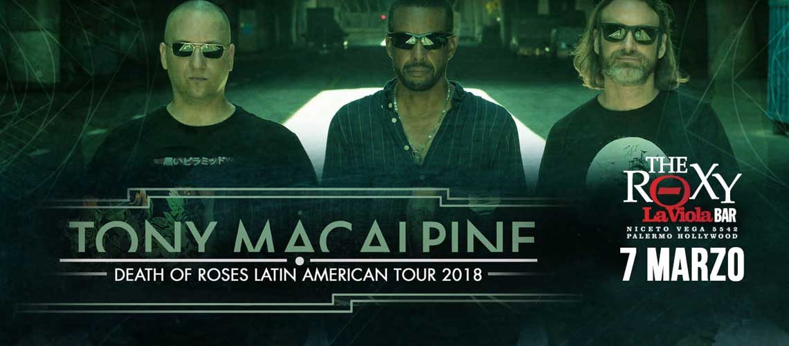 Tony MacAlpine llega por primera vez a Buenos Aires