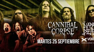 Cannibal Corpse y Napalm Death juntos en Argentina