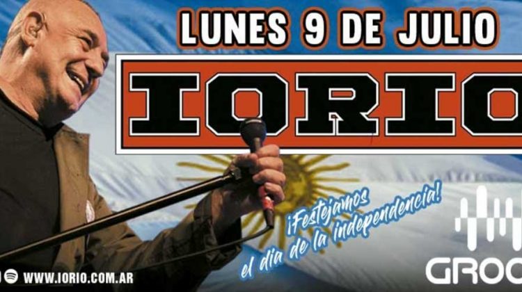 Iorio festeja el día de la independencia en Groove