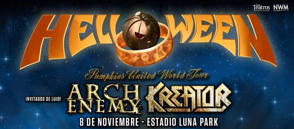 Helloween junto a Arch Enemy y Kreator en el Luna Park