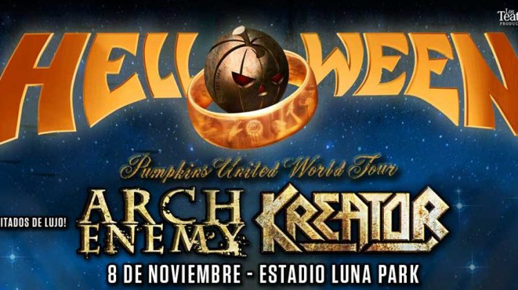 Helloween junto a Arch Enemy y Kreator en el Luna Park