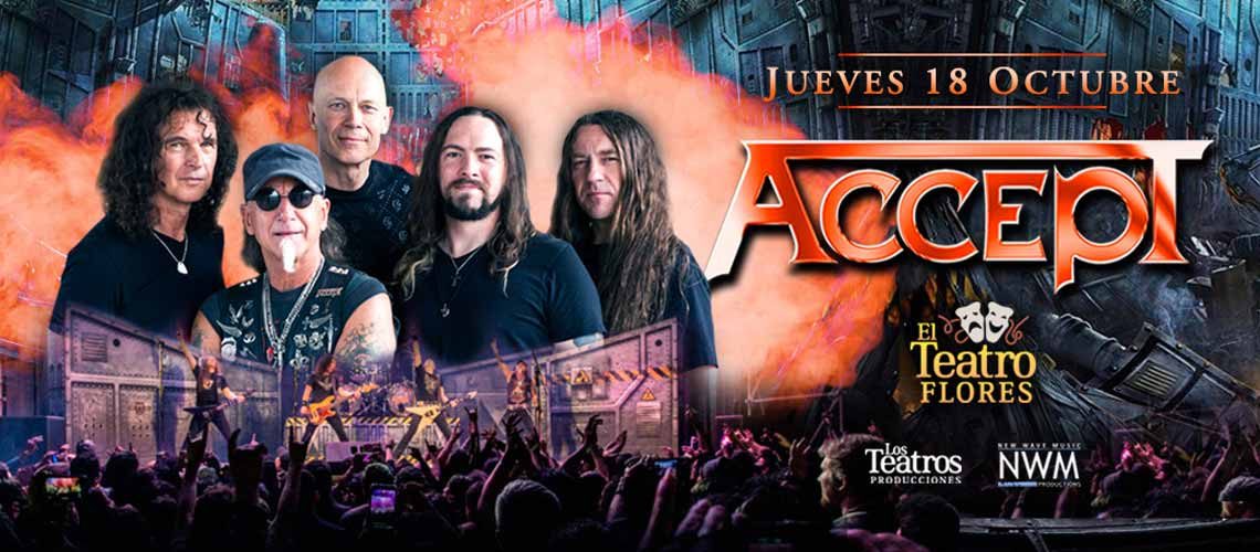Accept en el Teatro Flores 2018