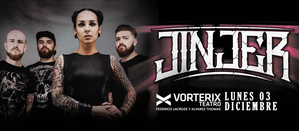 Jinjer en el Tteatro Vorterix