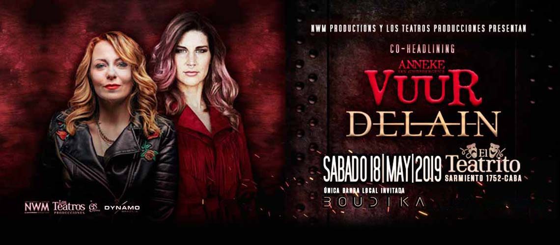 Vuur y Delain en El Teatrito
