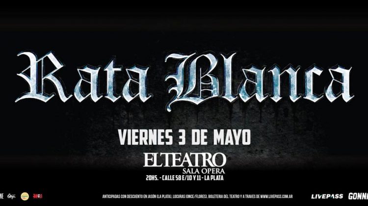Rata Blanca vuelve a El Teatro Ópera de La Plata