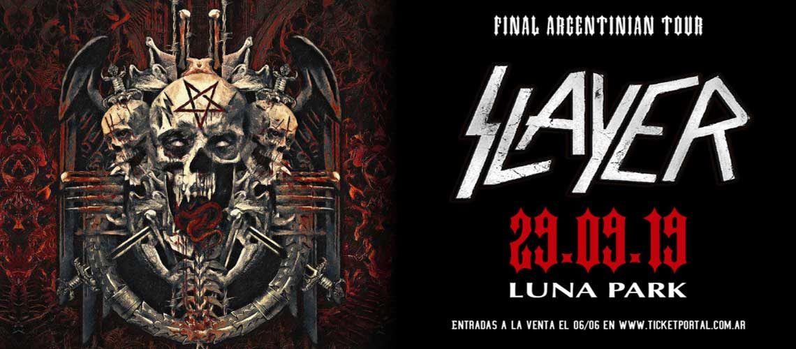 Slayer regresa a Buenos Aires en el marco de su gira despedida