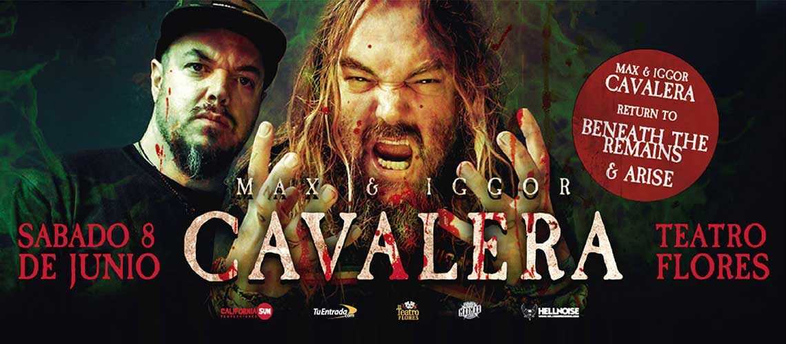 Max & Iggor Cavalera Return to Arise/Beneath en Argentina!