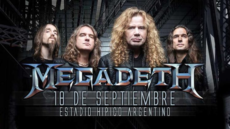 Megadeth regresa a la Argentina en septiembre