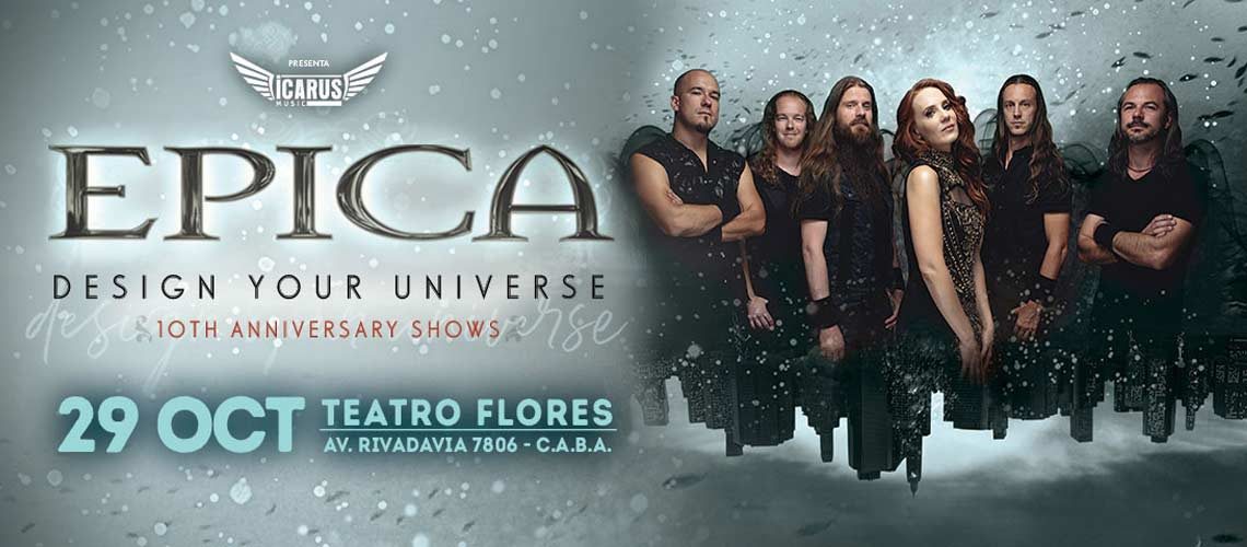 Epica celebrá el décimo aniversario de “Design Your Universe”