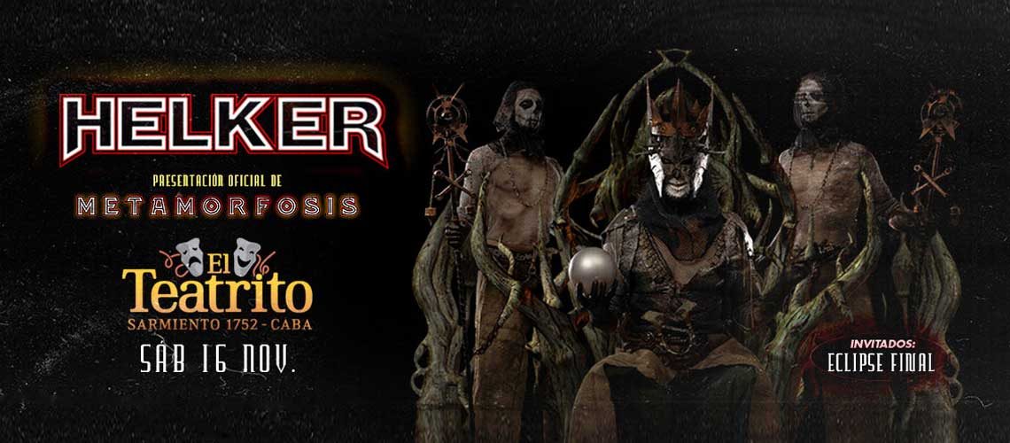 Helker presenta oficialmente "Metamorfosis"