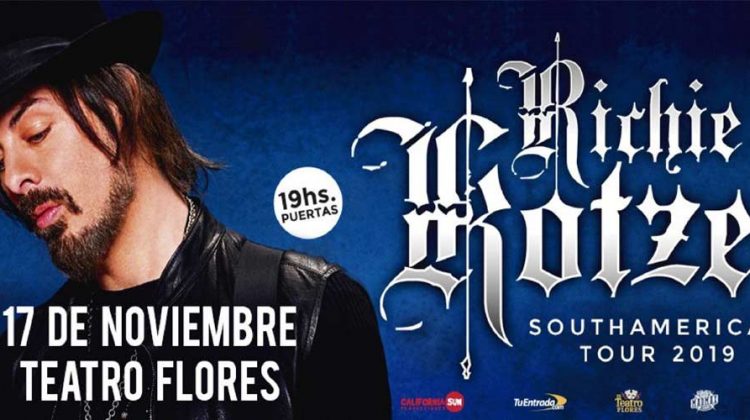 Richie Kotzen presenta su nuevo material en el Teatro Flores