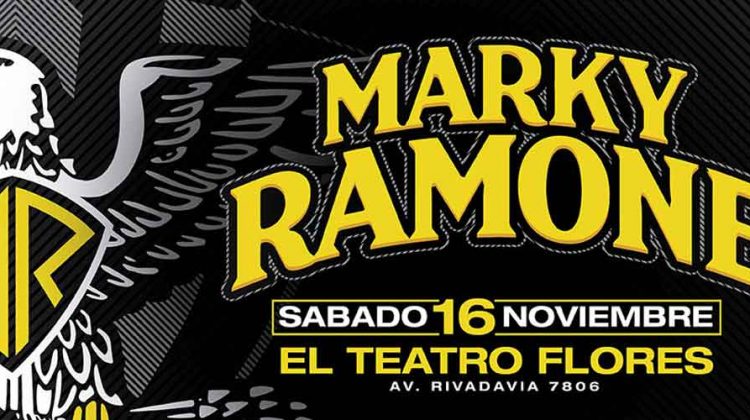 Marky Ramone Teatro Flores 2019