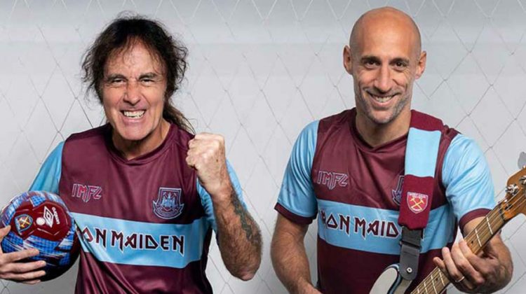 Iron Maiden colabora con el West Ham