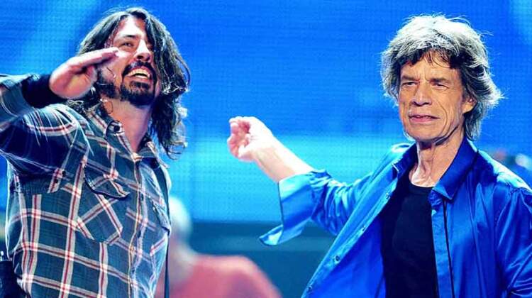 Dave Grohl colabora con Mick Jagger