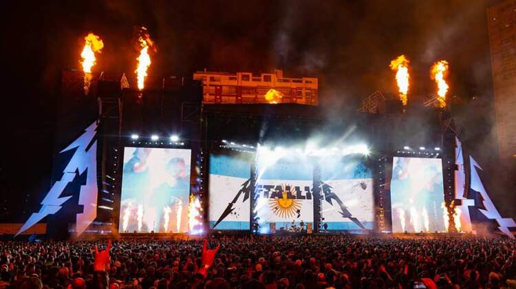 Metallica en el Campo Argentino de Polo